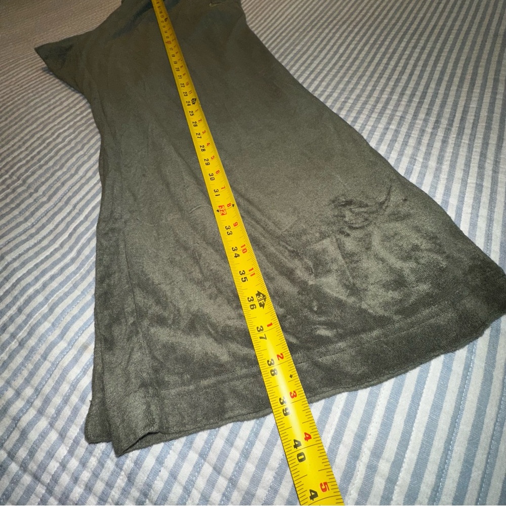 NIKE WOMEN'S SPORTSWEAR HIGH-WAISTED WIDE-LEG TERRY PANTS‎ 1X OLIVE GREEN - Picture 5 of 11